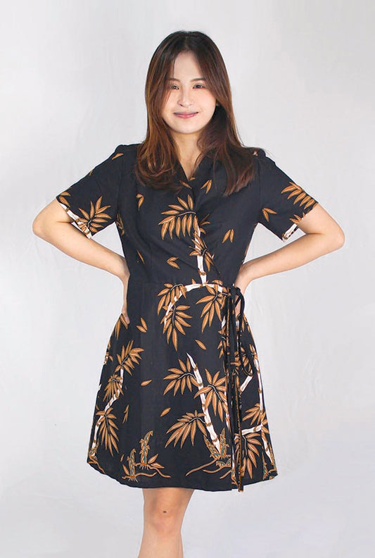 Lily Wrap Dress ( B)