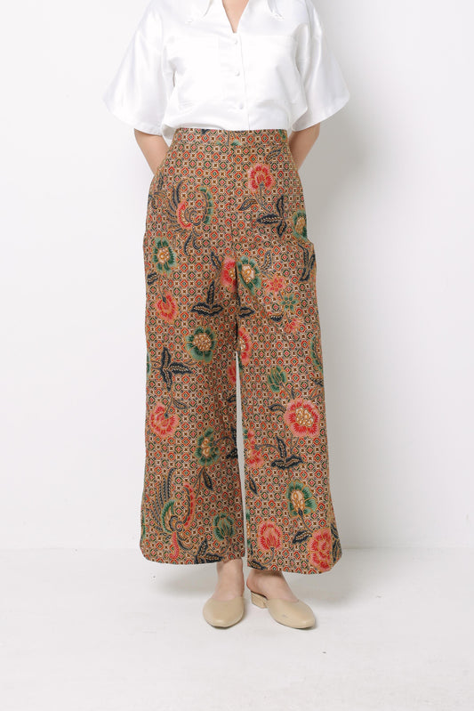 Olivia Palazzo Batik Long Pant