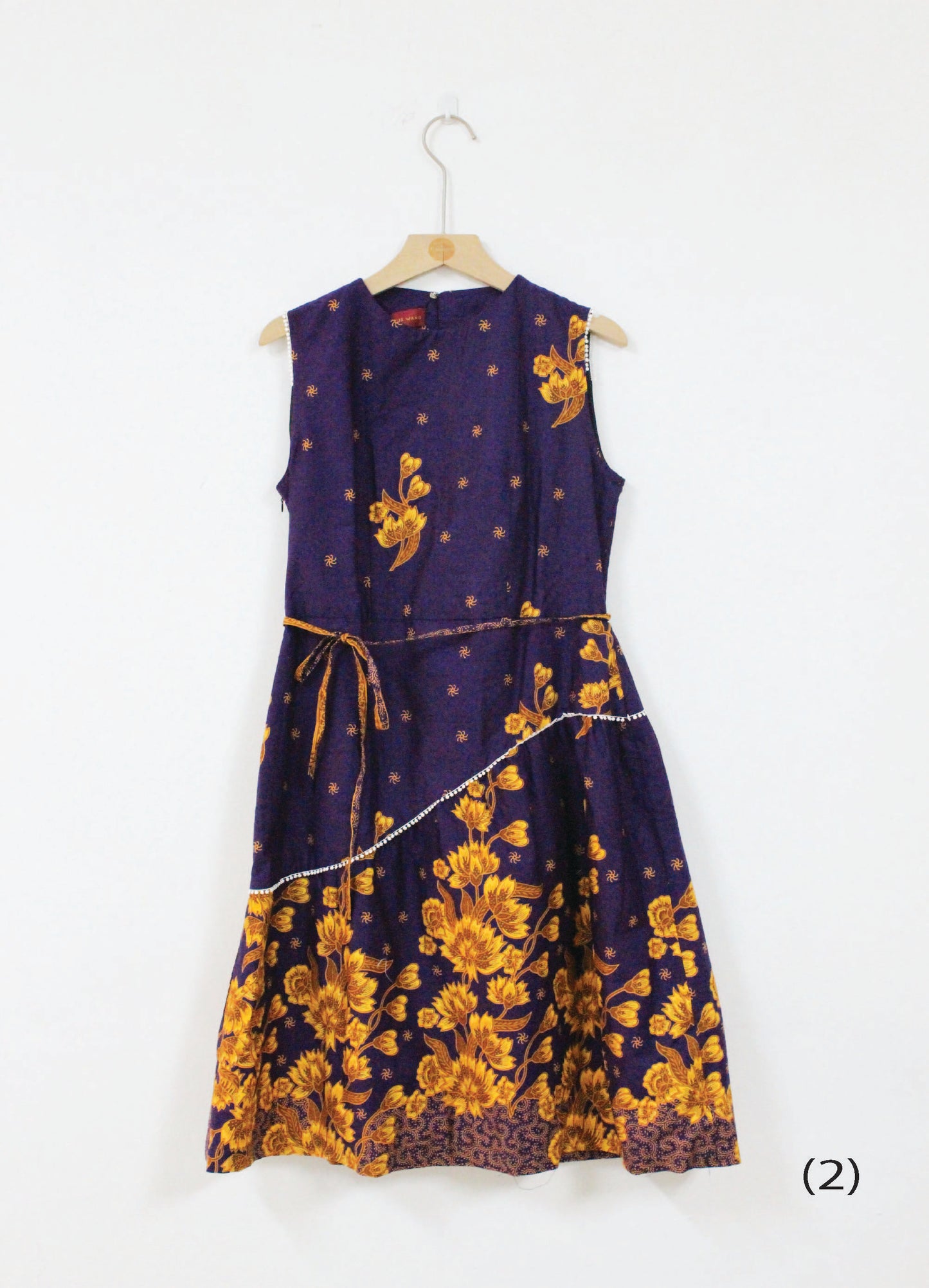 Pamela Round Neck Batik Dress