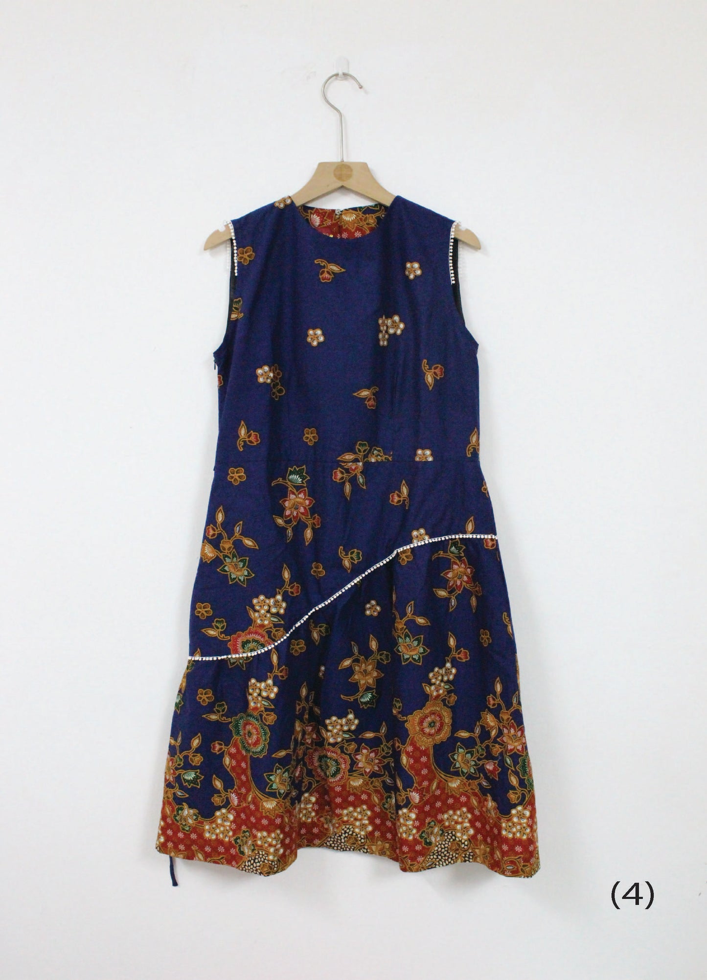 Pamela Round Neck Batik Dress