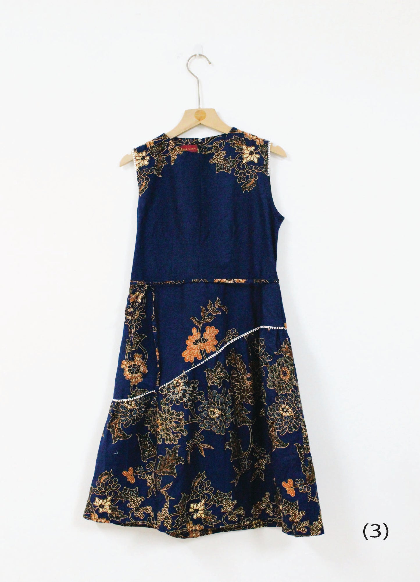 Pamela Round Neck Batik Dress