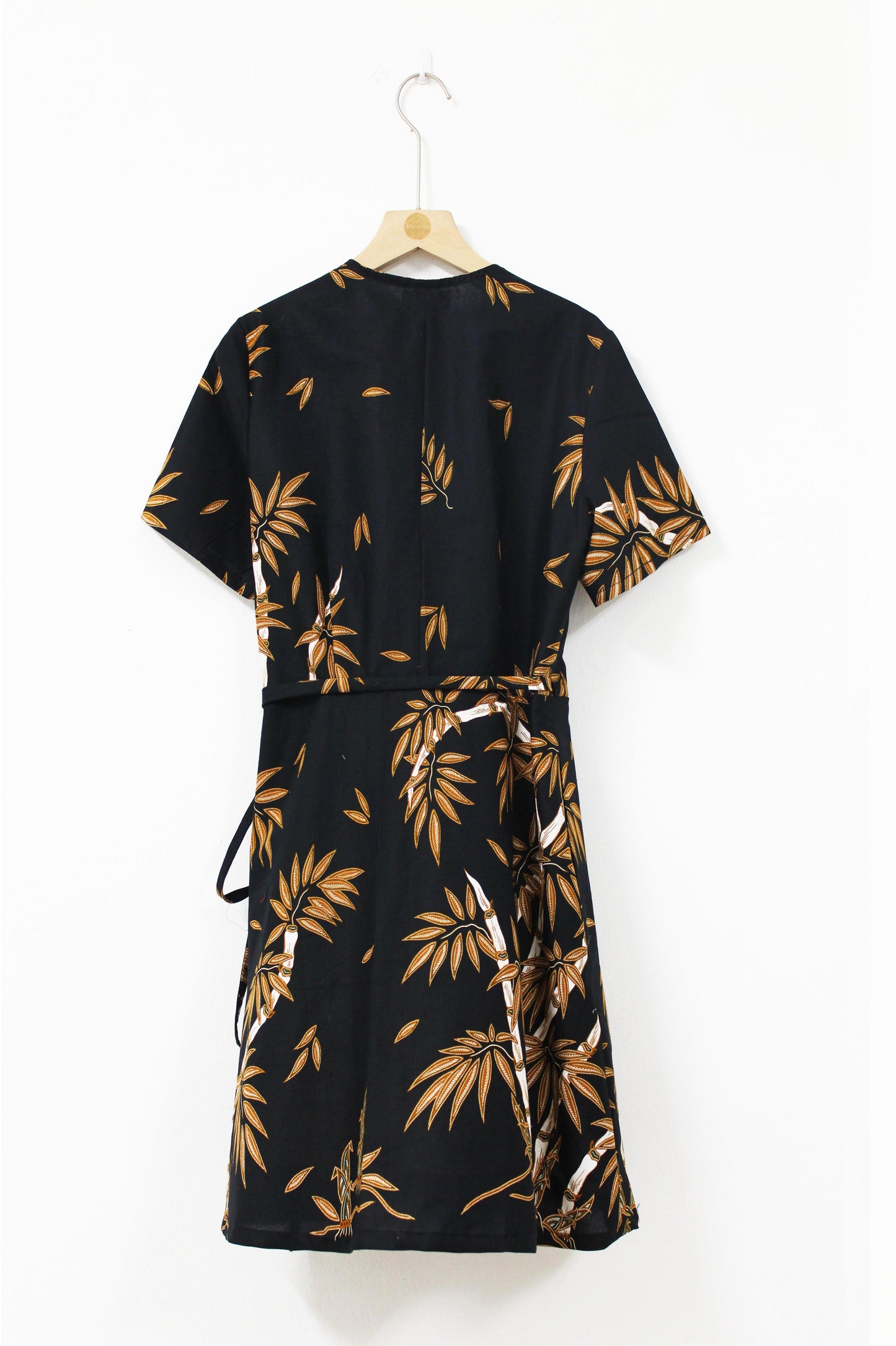 Lily Wrap Dress ( Black Bamboo)