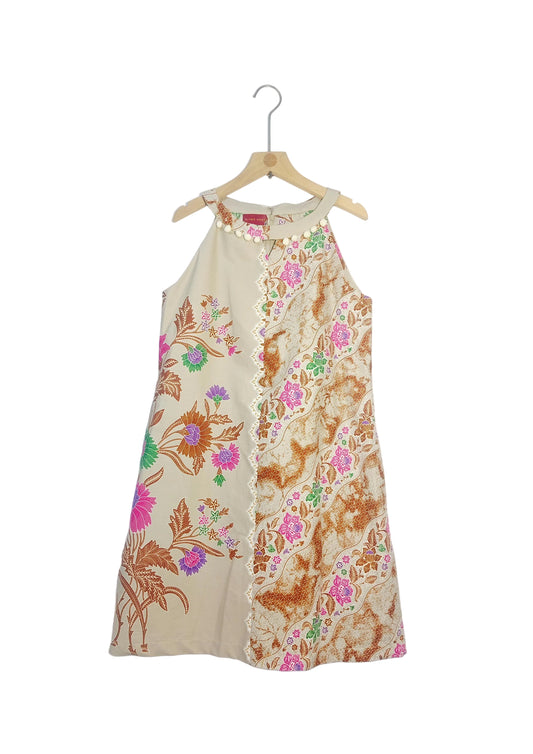 Ginny Halter Dress (Brown Grey)