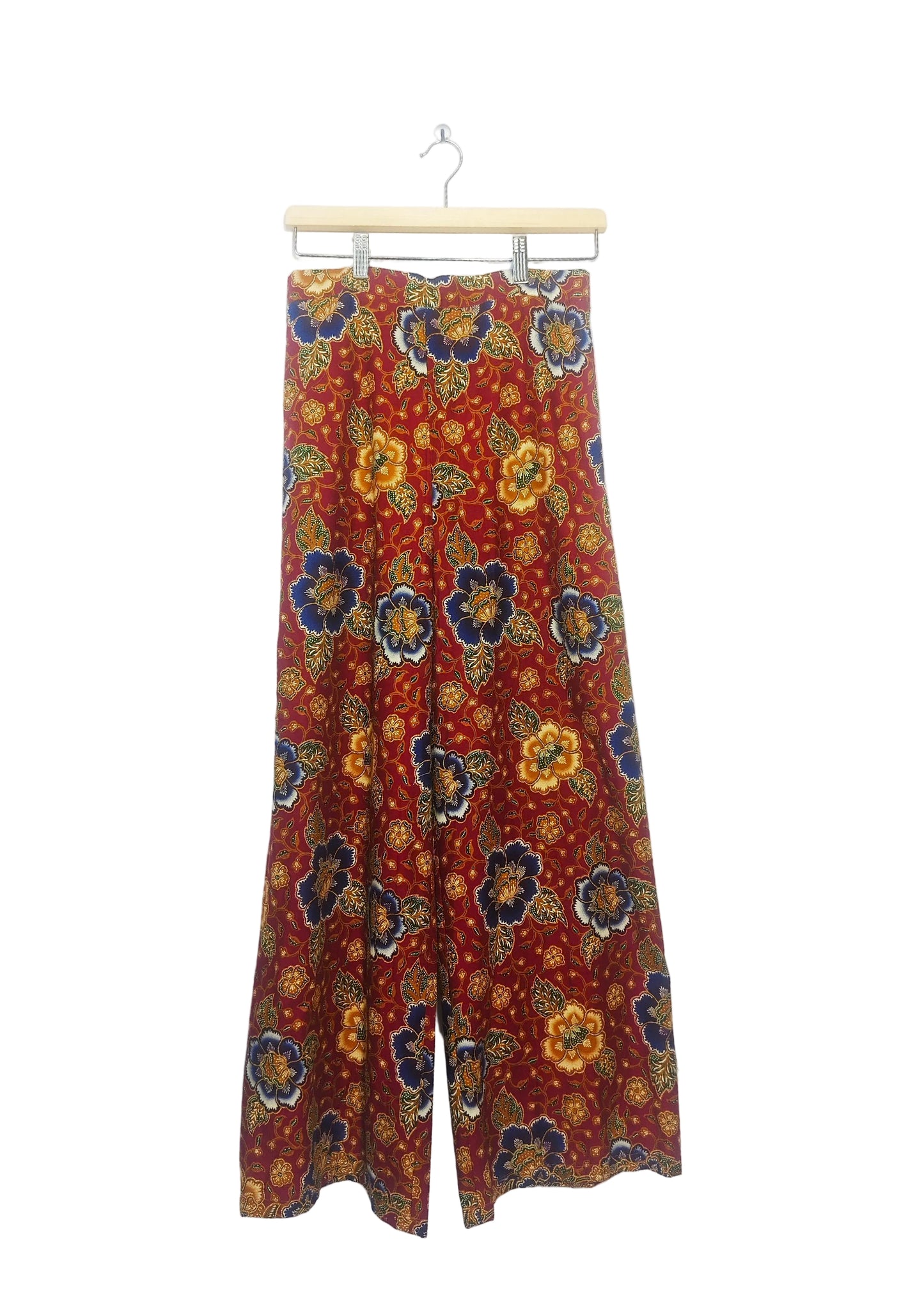 Olivia Palazzo Batik Long Pant (Maroon) M Size