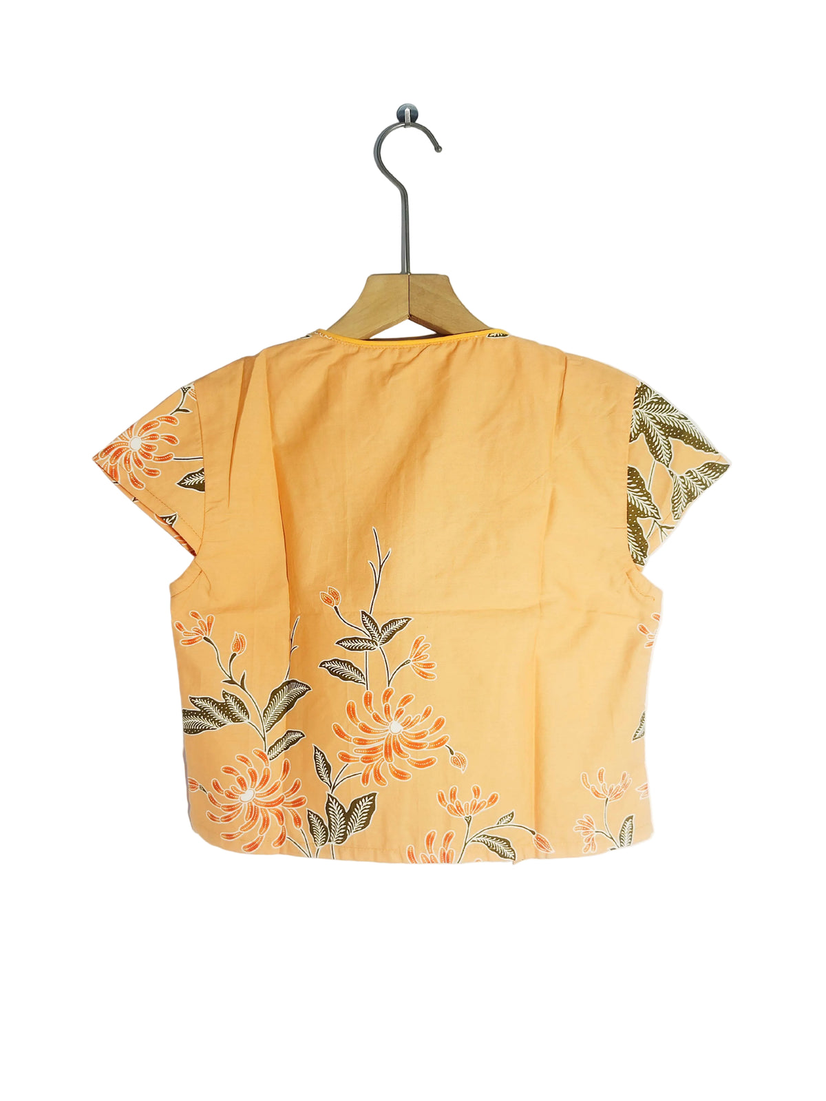 Rubbie Round Neck Crop Top (Oren) Size M