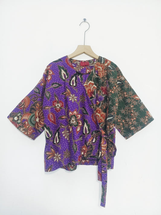Mollie Kimono Top (Purple)