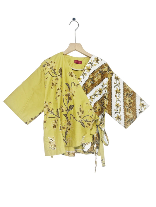 Mollie Kimono Top (Green Pearl)