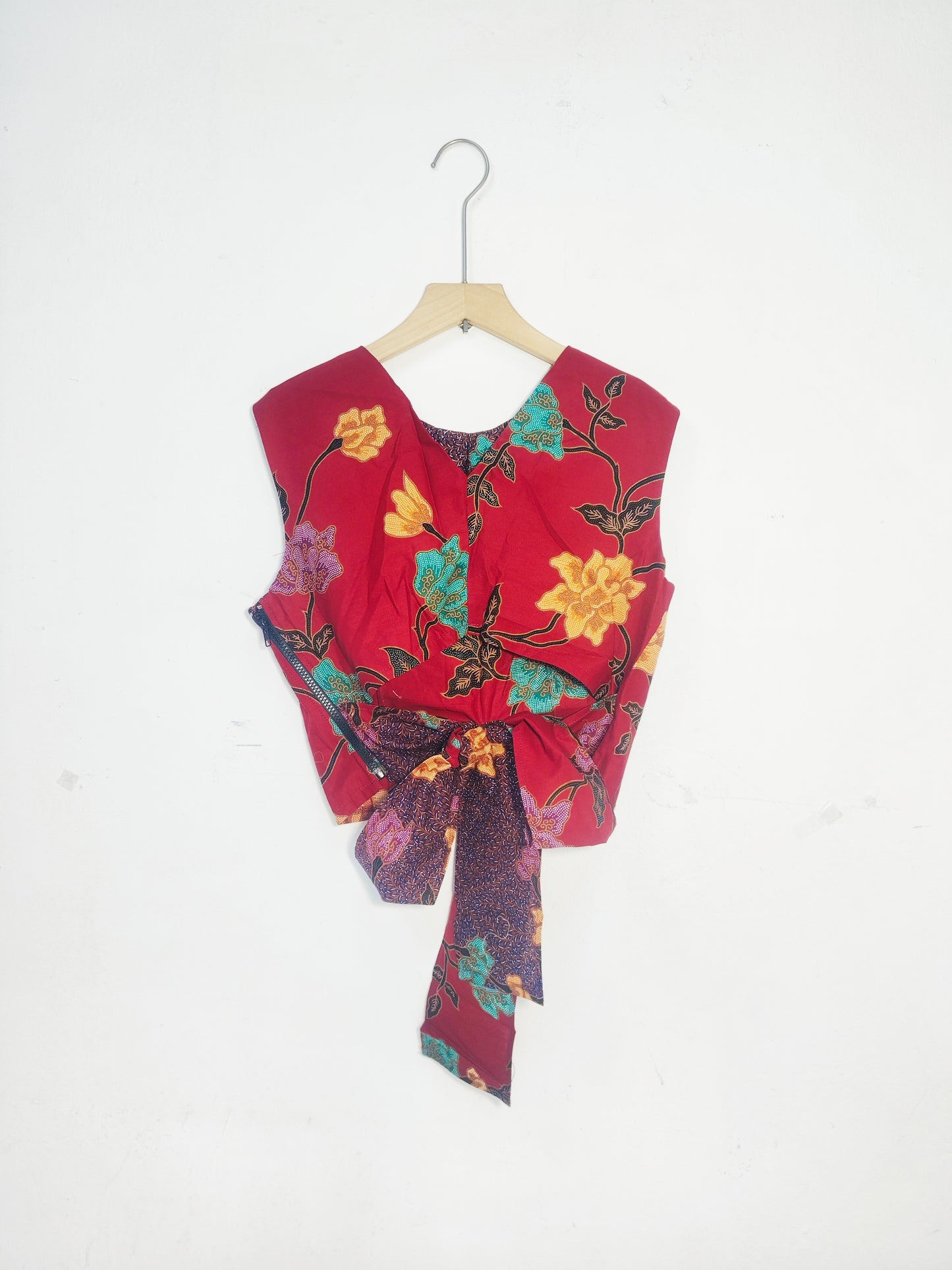 Sadie Ribbon Top ( Red) L Size