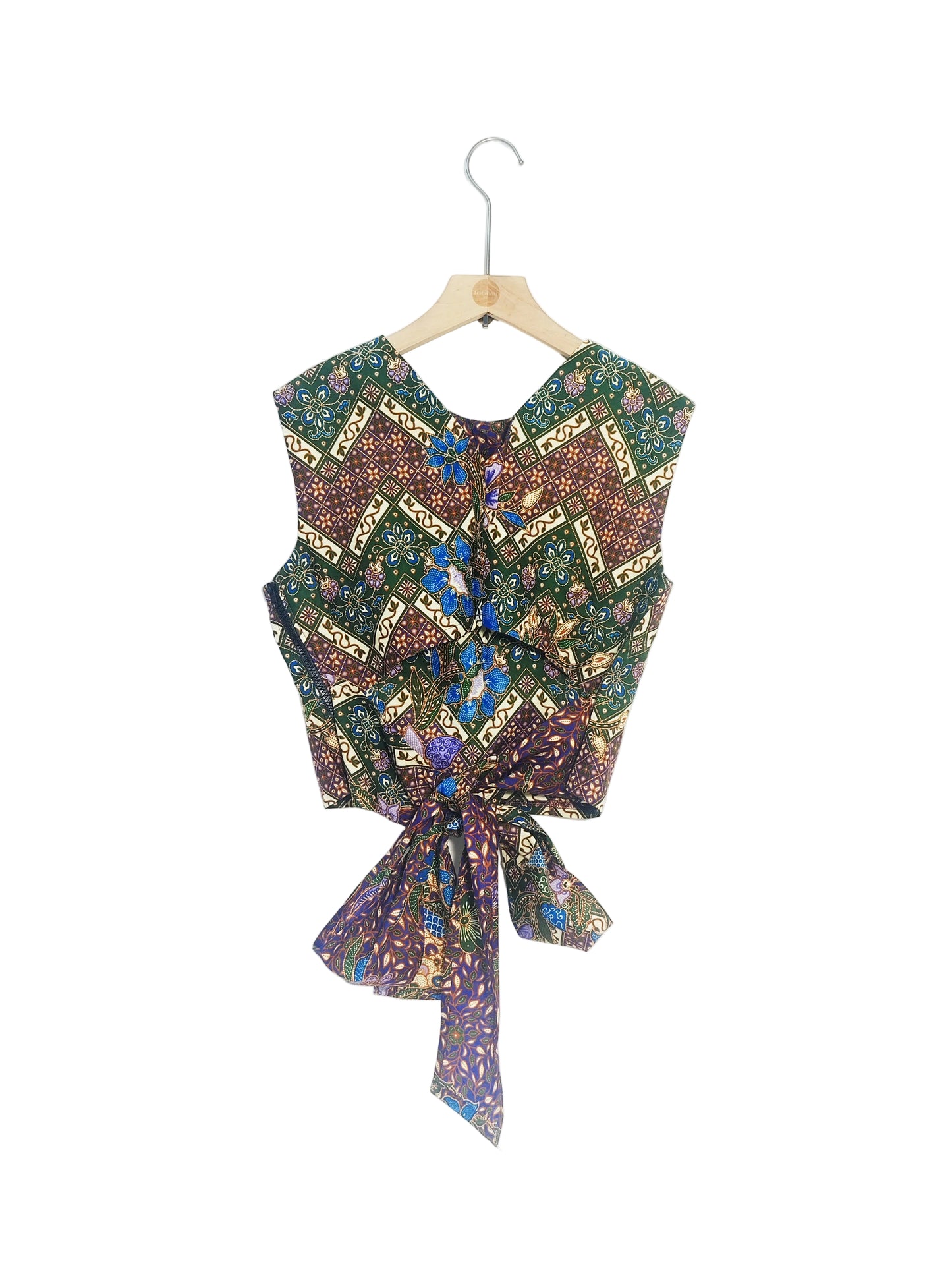 Sadie Ribbon Top ( Garden ) Size L