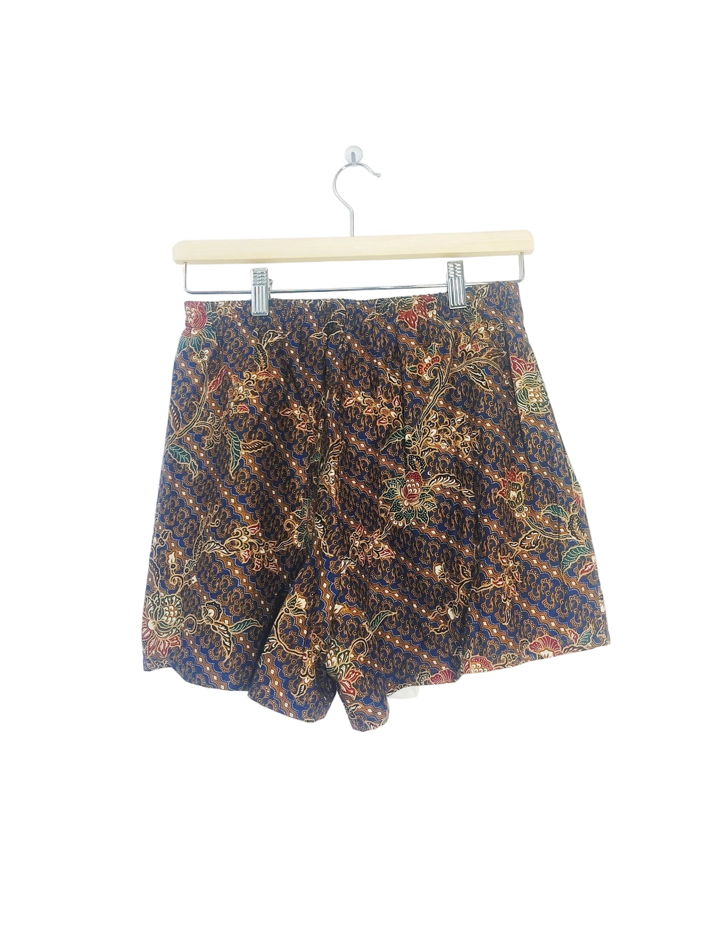 Minnie Batik Skort (Diagonal Line Navy Blue) Size L