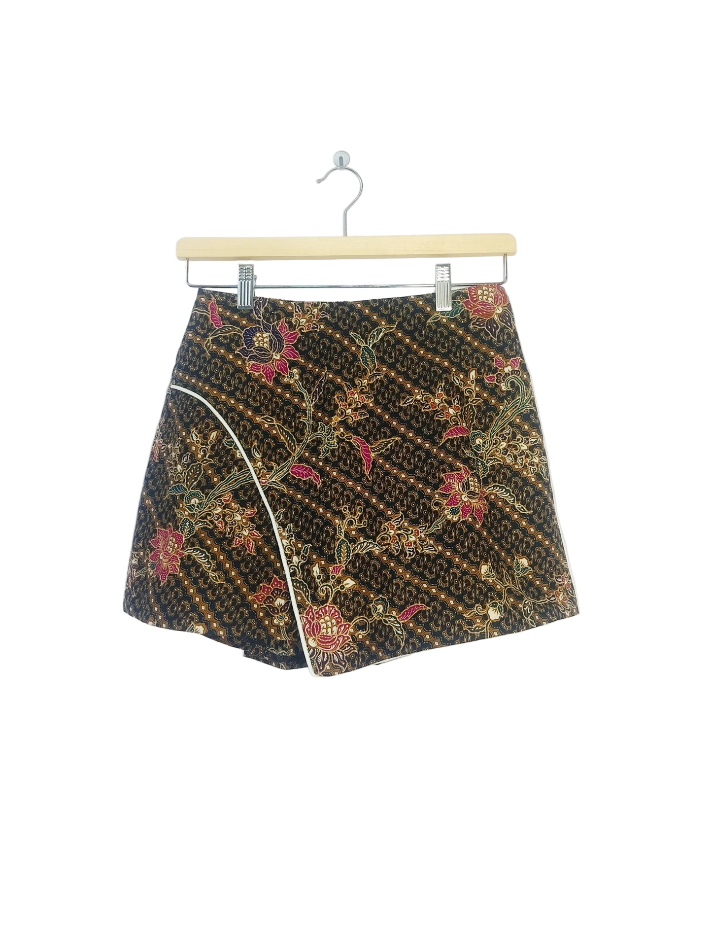Minnie Batik Skort (Diagonal Line Black) Size M