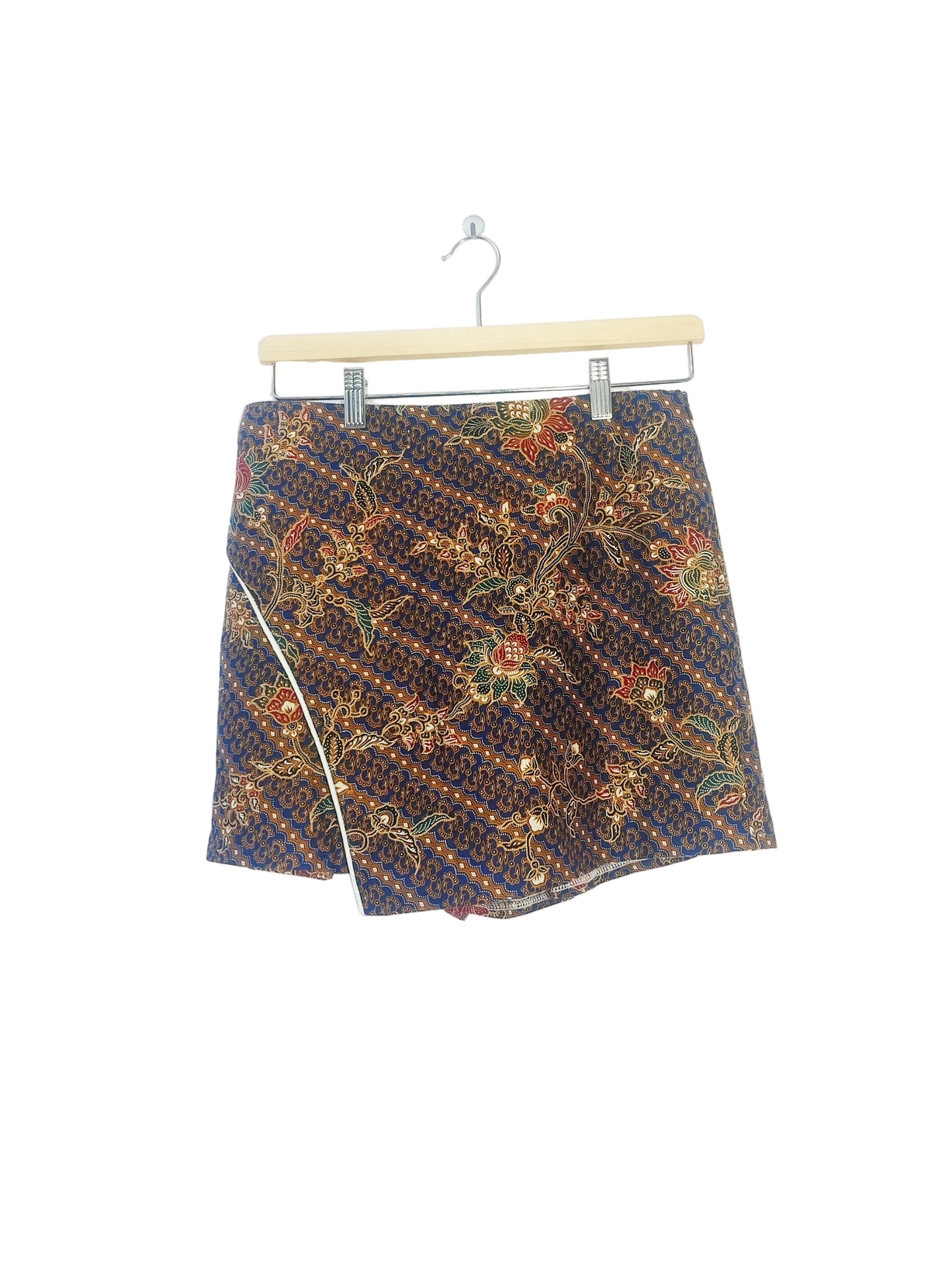 Minnie Batik Skort (Diagonal Line Navy Blue) Size L
