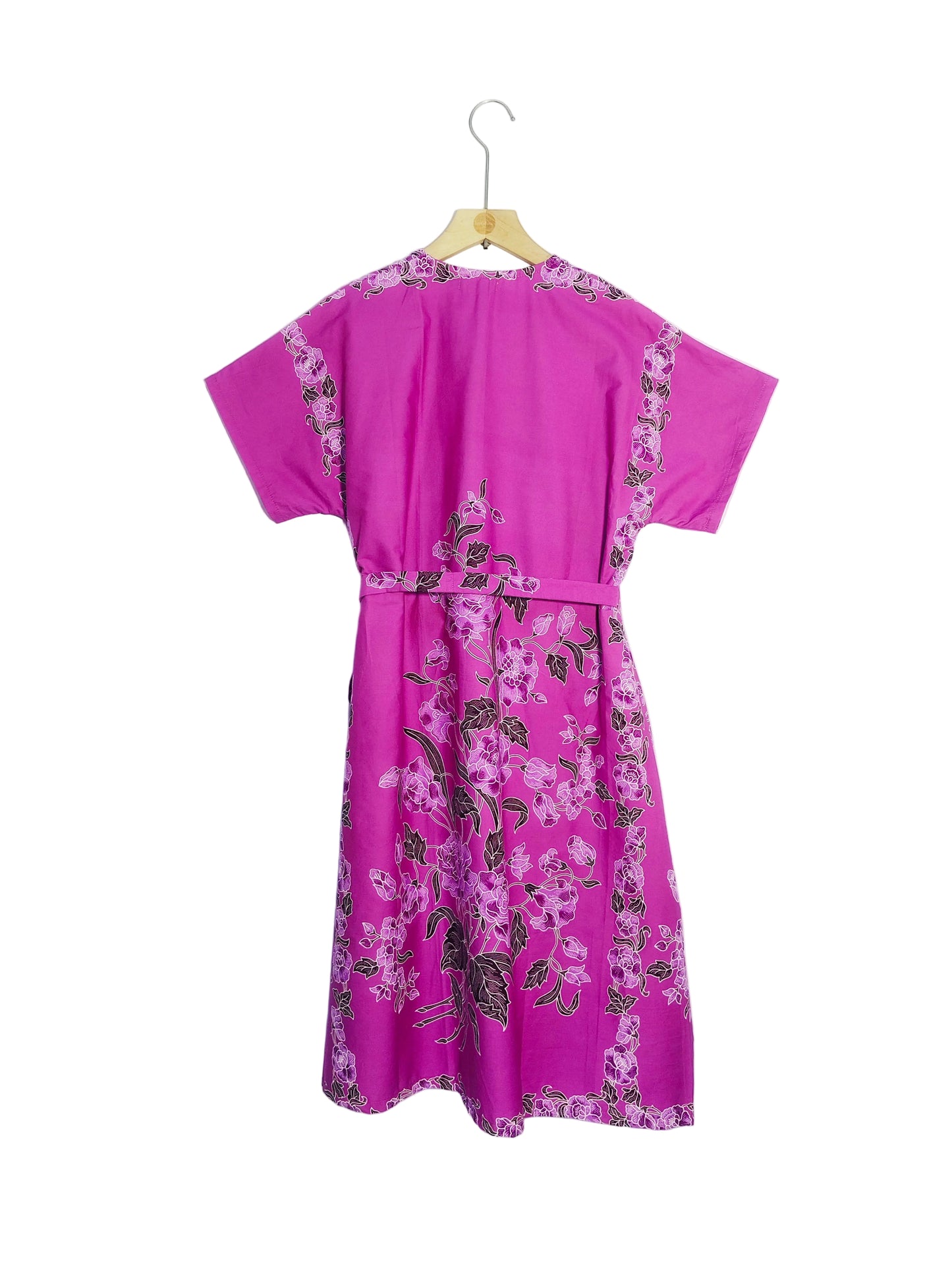 Bonnie Wrap Dress (Purple) Size L