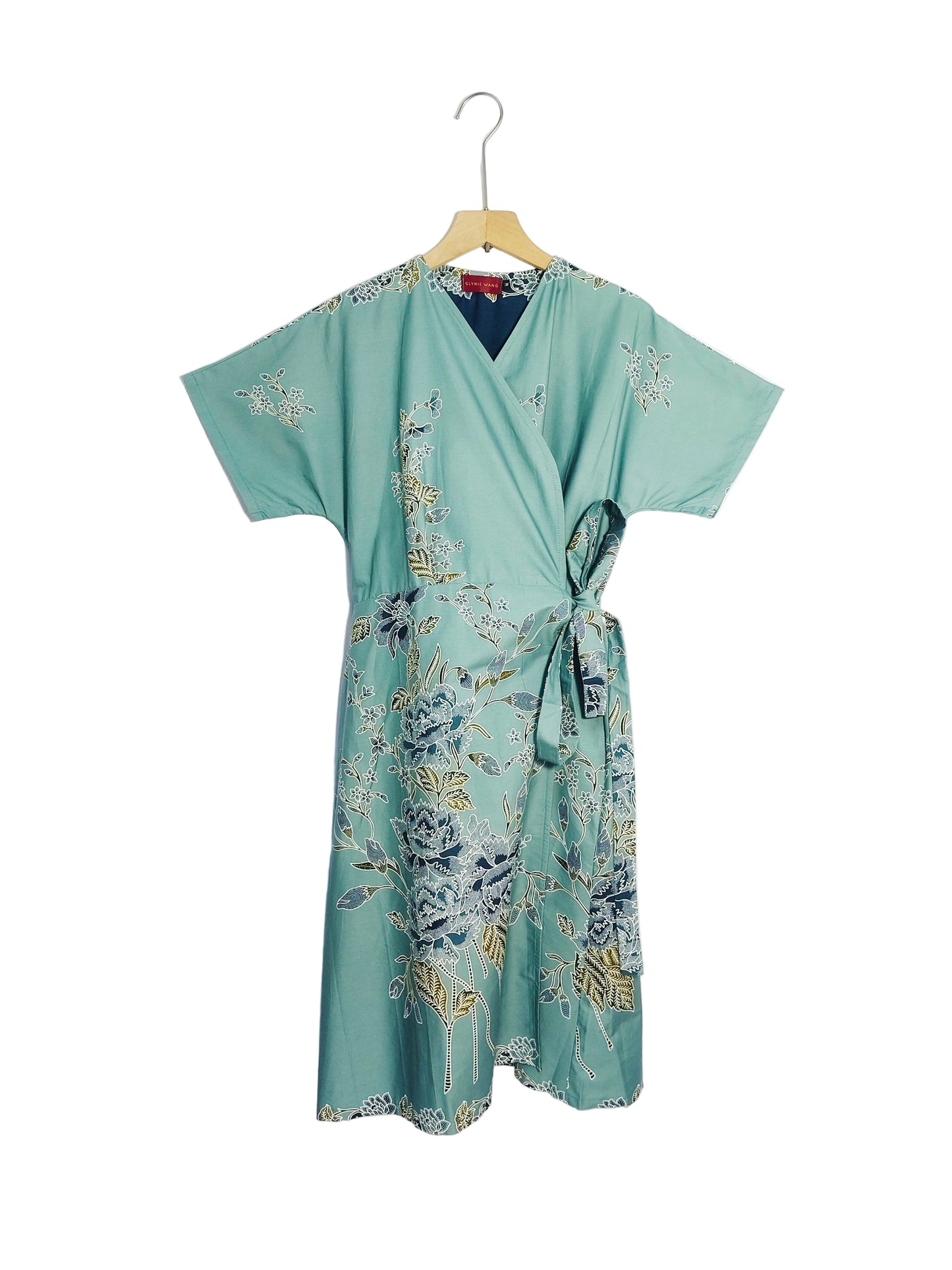 Bonnie Wrap Dress (Turquoise soft) Size M