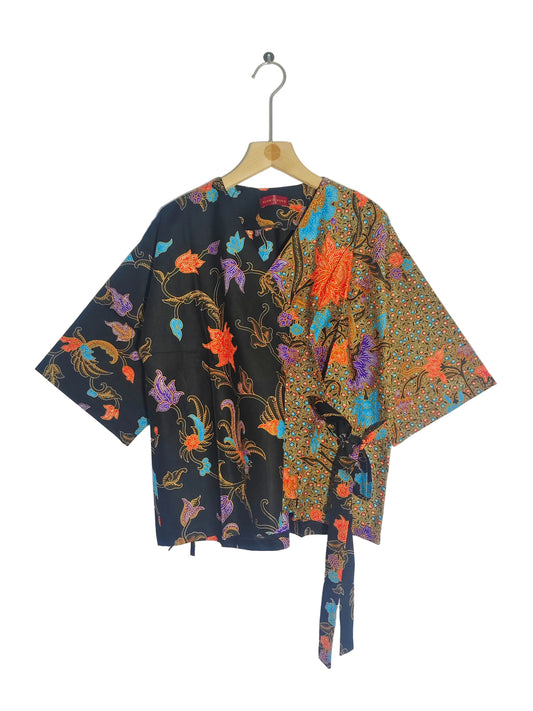 Mollie Kimono Top (Black)