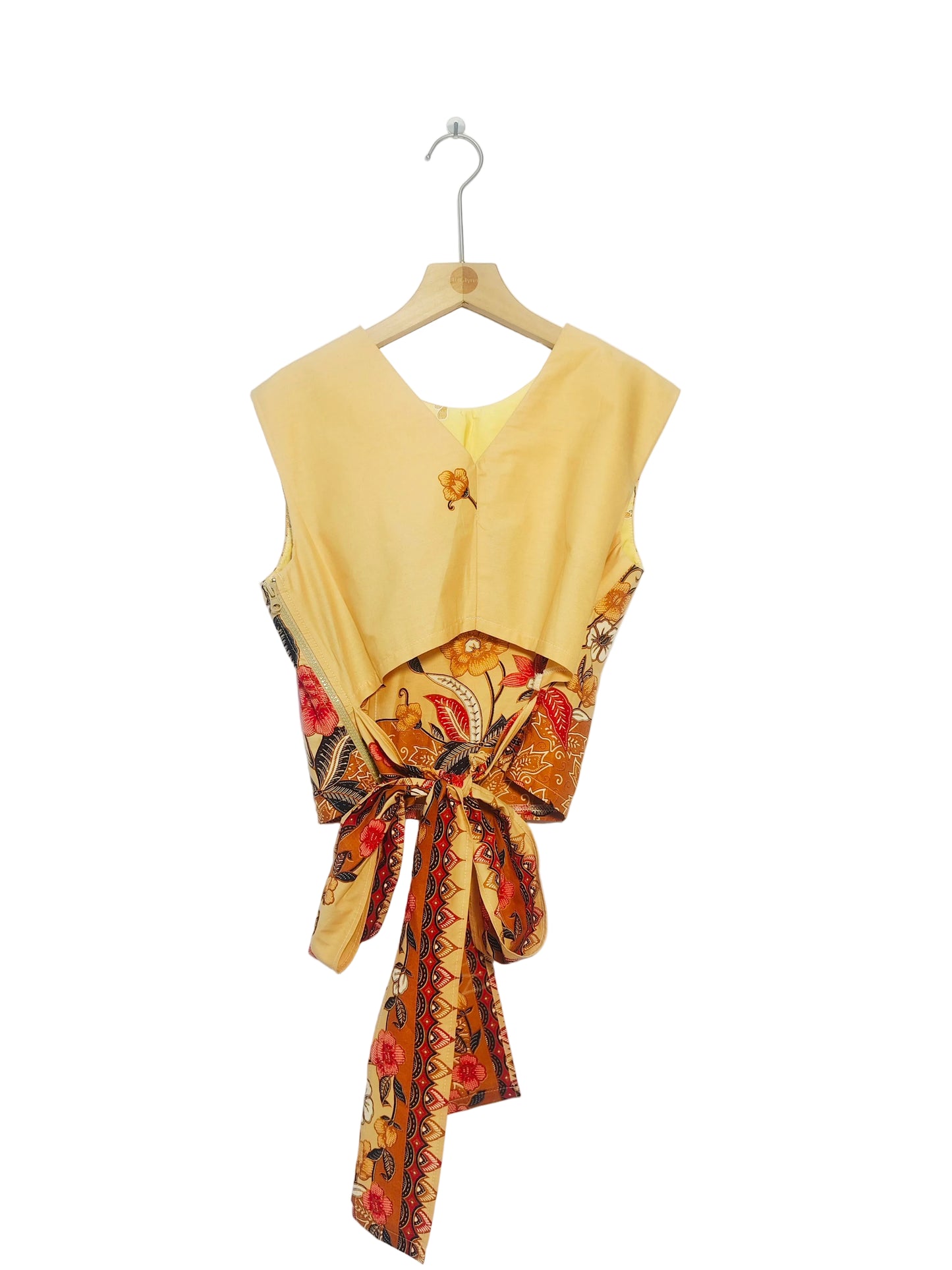 Sadie Ribbon Top ( Sand) Size M