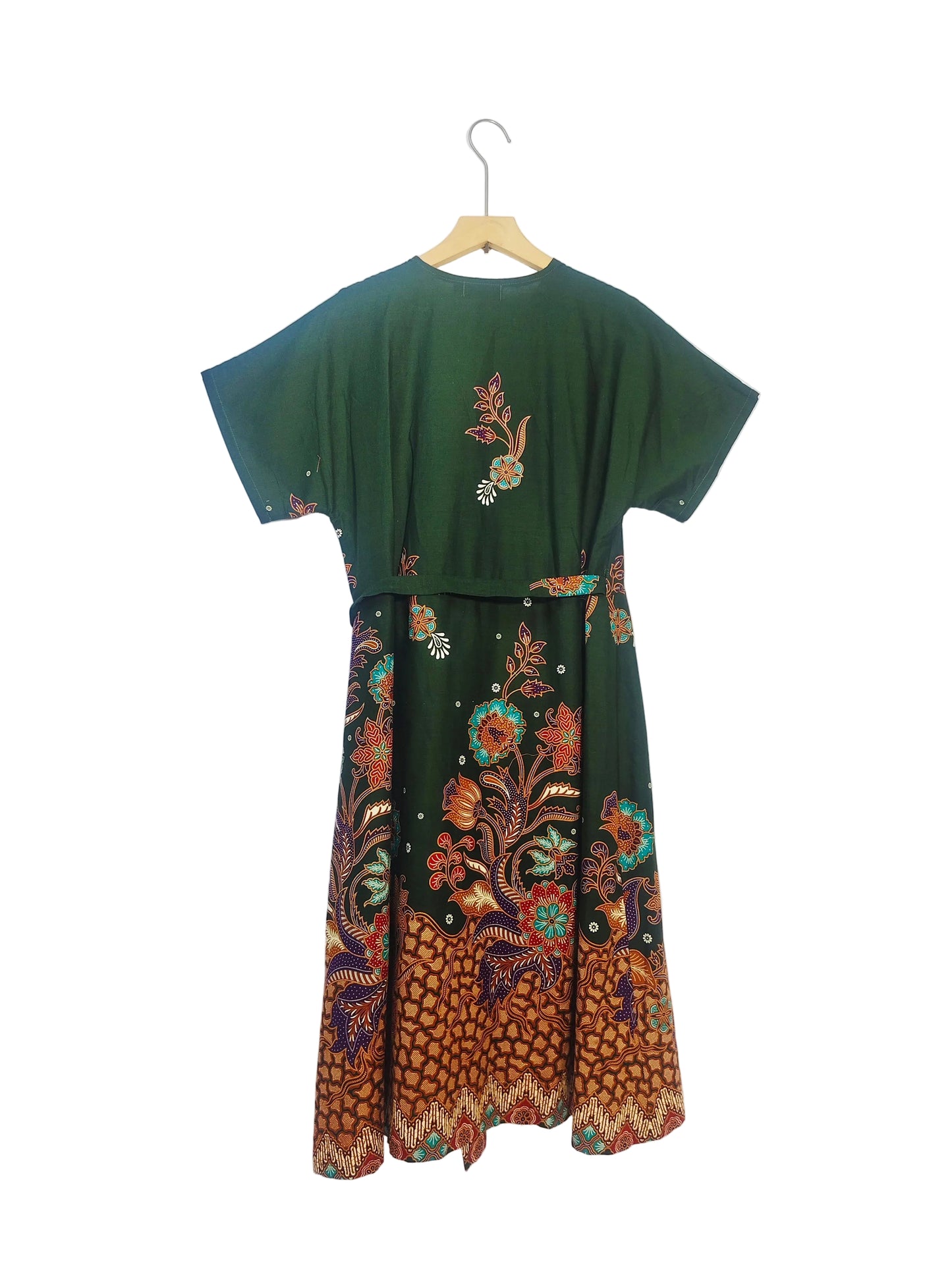 Bonnie Wrap Dress (Green) Size L