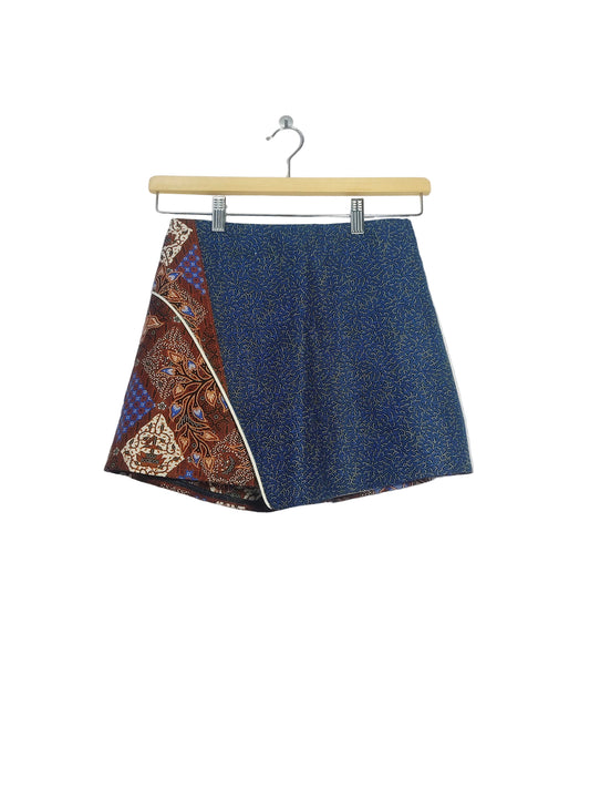 Minnie Batik Skort (Brown Blue)Size S
