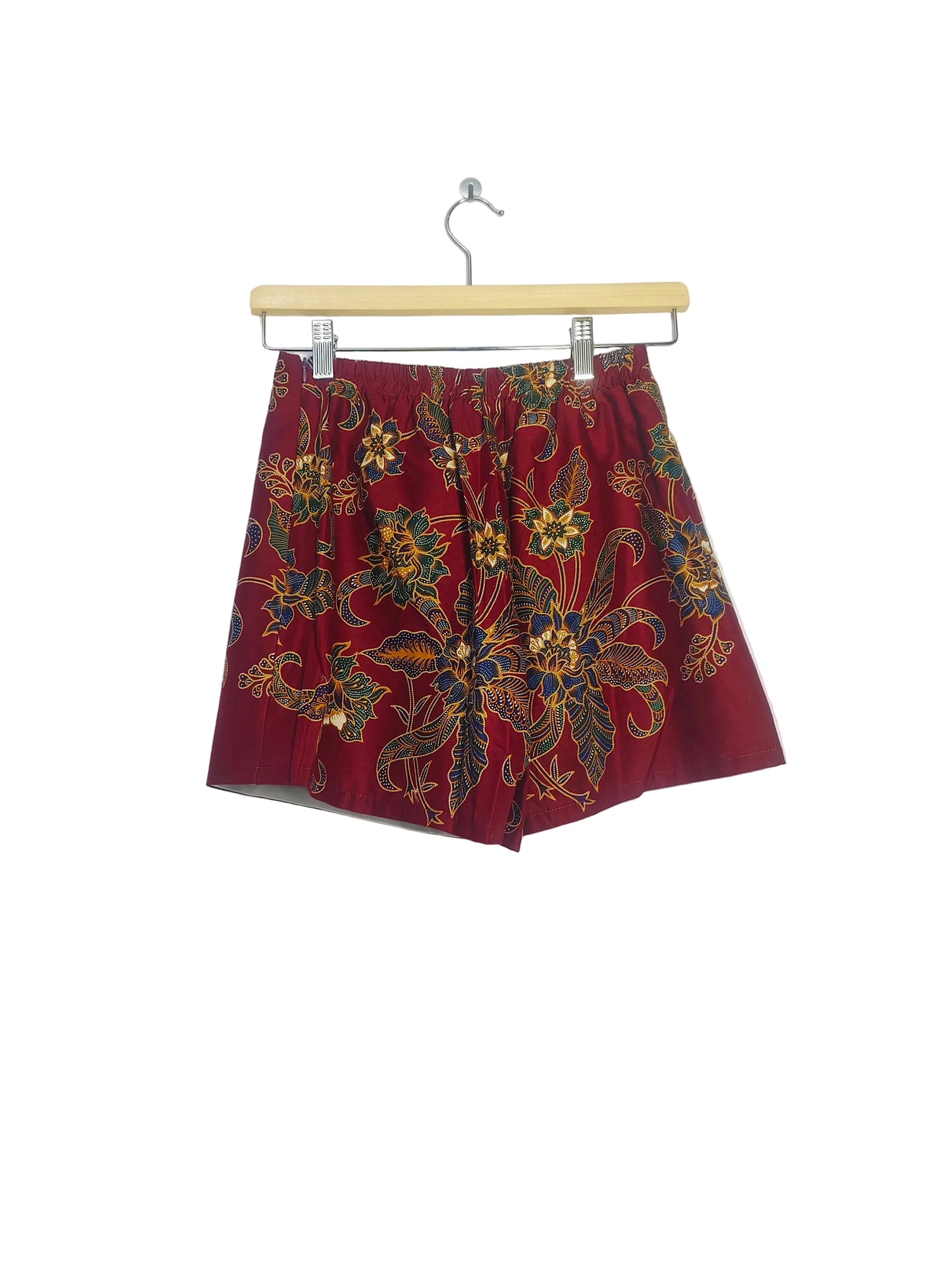 Minnie Batik Skort (Maroon)Size S