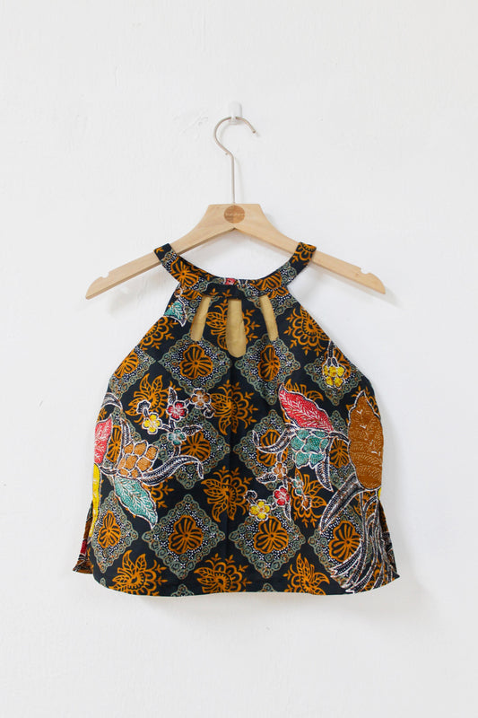 Camelia Batik Tank Top (Mustard)