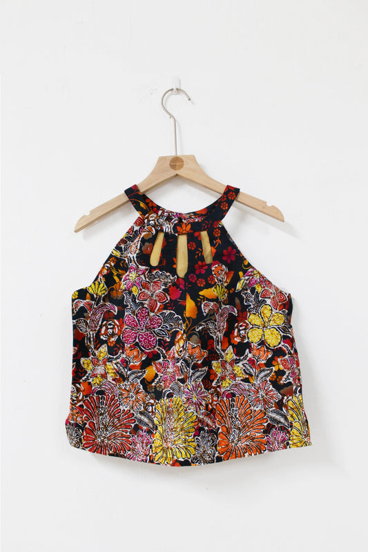 Camelia Batik Tank Top (Highlight Yellow Orange)