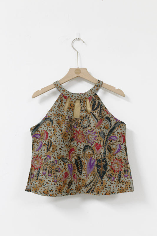 Camelia Batik Tank Top (Sand)